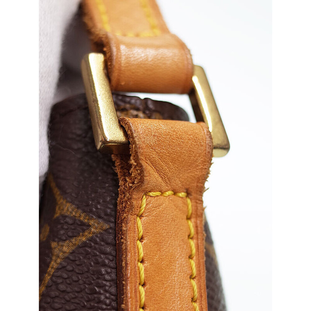 Louis Vuitton Shoulder Trotter Leather Bag Monogram Brown - Picture 7 of 8